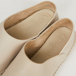 Espadrilles T36 cuir beige CHANEL