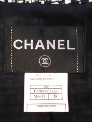 Manteau CHANEL tweed T38