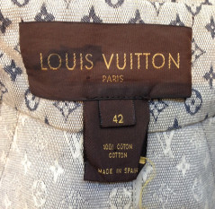 Manteau LOUIS VUITTON avec sigle imprimé T42