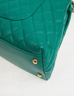 Sac Coco Handle Chanel cuir vert