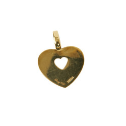 POIRAY Coeur secret pendant in 18 carats gold