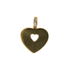 POIRAY Coeur secret pendant in 18 carats gold