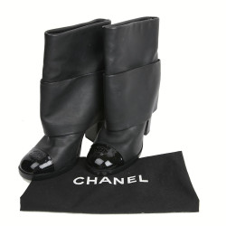 Mi bottes T 42 C CHANL noires