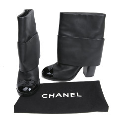 Mi bottes T 42 C CHANL noires