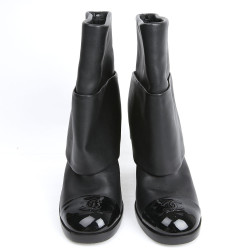 Mi bottes T 42 C CHANL noires