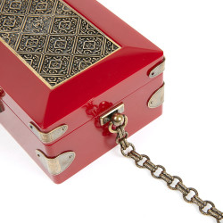 CHANEL Paris-Shanghai Minaudière in Red Resin