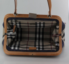 Sac Burberry Jeans et motif écossais