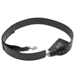  J'ADIOR DIOR black leather shoulder strap