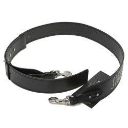  J'ADIOR DIOR black leather shoulder strap