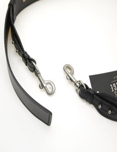  J'ADIOR DIOR black leather shoulder strap