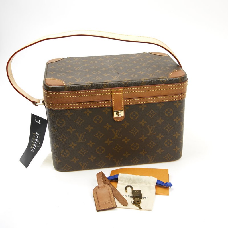 Louis Vuitton, Bags, Louis Vuitton Vintage Monogram Beauty Case