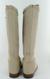 Bottes jumping HERMES  veau velours naturel