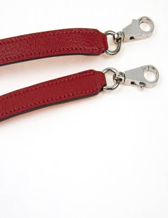 HERMES Shoulder Strap in Red Leather