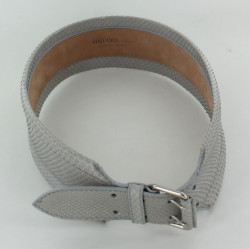 Ceinture ALEXANDER  Mc  QUEEN en reptile gris