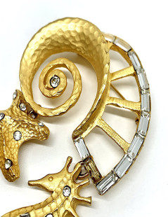 JEAN-LOUIS SCHERRER vintage brooch