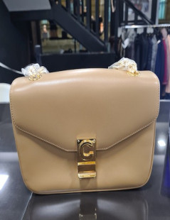 Sac Celine en cuir d'agneau beige