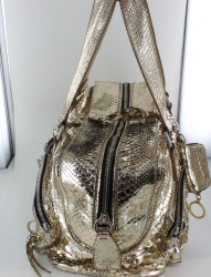 sac CHLOE en python or pâle