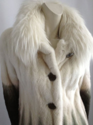 CÉLINE gradient mink coat