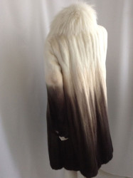 CÉLINE gradient mink coat