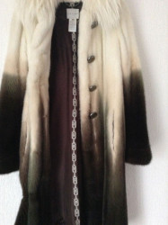 CÉLINE gradient mink coat