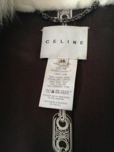 Manteau CELINE  vison 