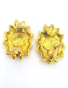 CHRISTIAN LACROIX vintage clip-on earrings