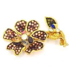 Broche fleur Christian Lacroix