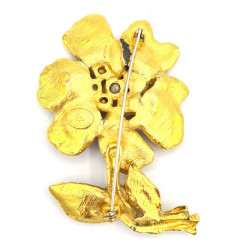 Broche fleur Christian Lacroix