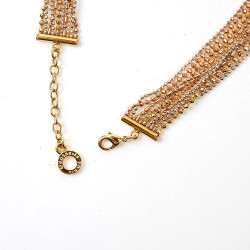 Collier multi-rangs GOOSSENS doré