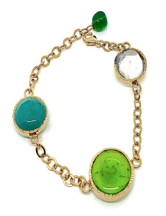 Bracelet MARGUERITE DE VALOIS pâte de verre