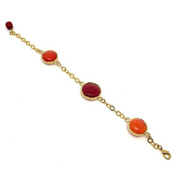 Bracelet MARGUERITE DE VALOIS pâte de verre