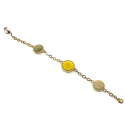 MARGUERITE DE VALOIS molten glass bracelet