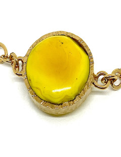 MARGUERITE DE VALOIS molten glass bracelet