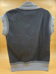 Top CHANEL gris 