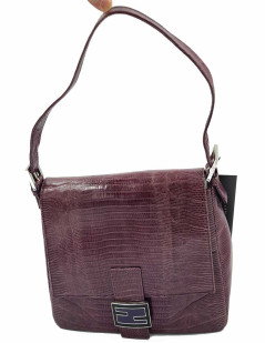 Sac Mama FENDI lezard violet