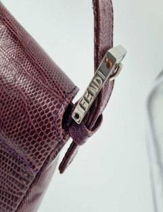 Sac Mama FENDI lezard violet