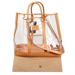 LOUIS VUITTON Isaac Mizrahi Transparent Tote Bag