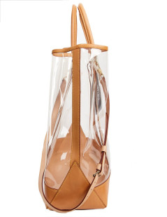 LOUIS VUITTON Isaac Mizrahi Transparent Tote Bag