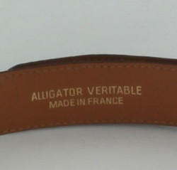 Ceinture Homme FRANCK NAMANI marron foncé