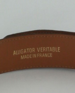 Ceinture Homme FRANCK NAMANI marron foncé