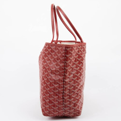 Sac Saint Louis GOYARD PM en toile enduite  rouge