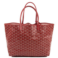 Sac Saint Louis GOYARD PM en toile enduite  rouge