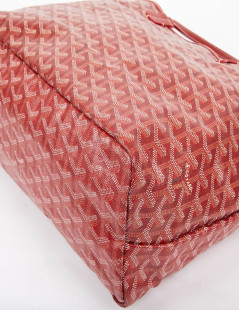 Sac Saint Louis GOYARD PM en toile enduite  rouge