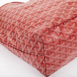 Sac Saint Louis GOYARD PM en toile enduite  rouge