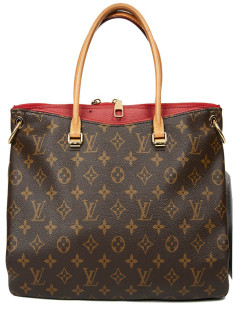 Sac LOUIS VUITTON Pallas MM Monogram et cuir rouge