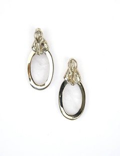 GOOSSENS tranparent clip-on earrings