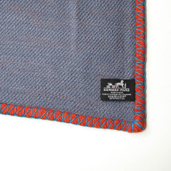 Plaid tissé main HERMES Terre D H Diagonal