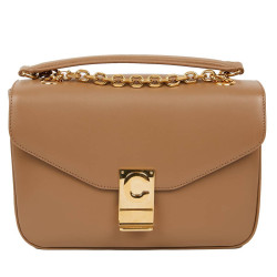 Sac Celine en cuir d'agneau beige