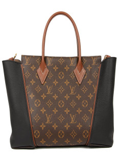 Sac LOUIS VUITTON Tote W PM Monogram et cuir noir