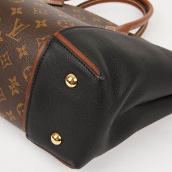 Sac LOUIS VUITTON Tote W PM Monogram et cuir noir